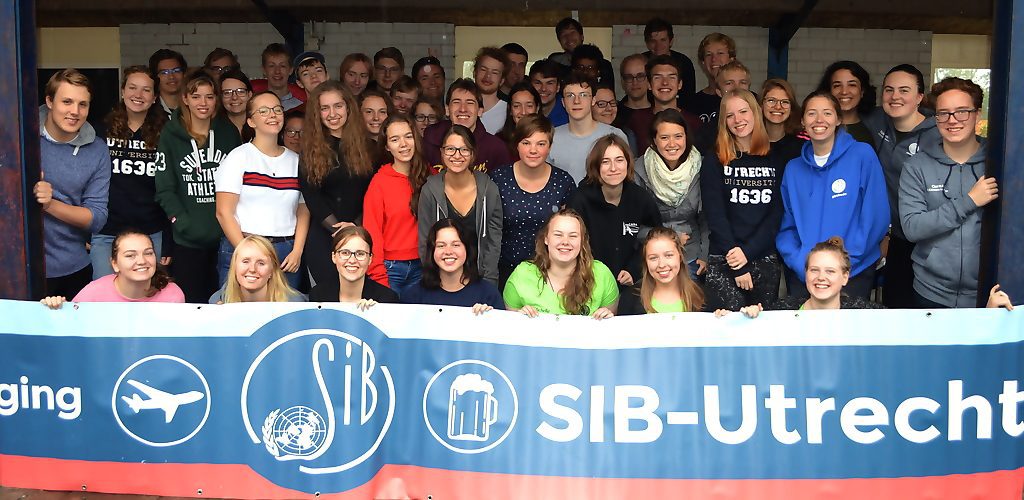 Introductiekamp van de Utrechtse studentenvereniging voor internationale betrekkingen in de Runsvoort
