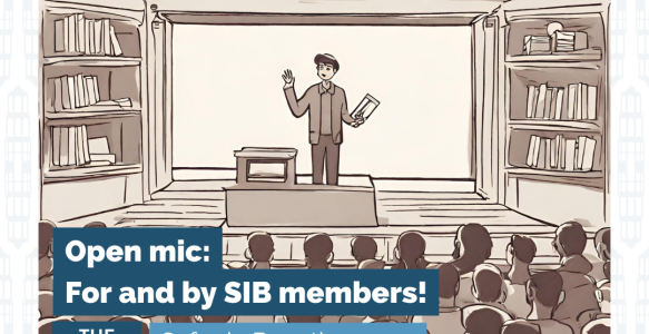 Open mic: For and by SIB-members